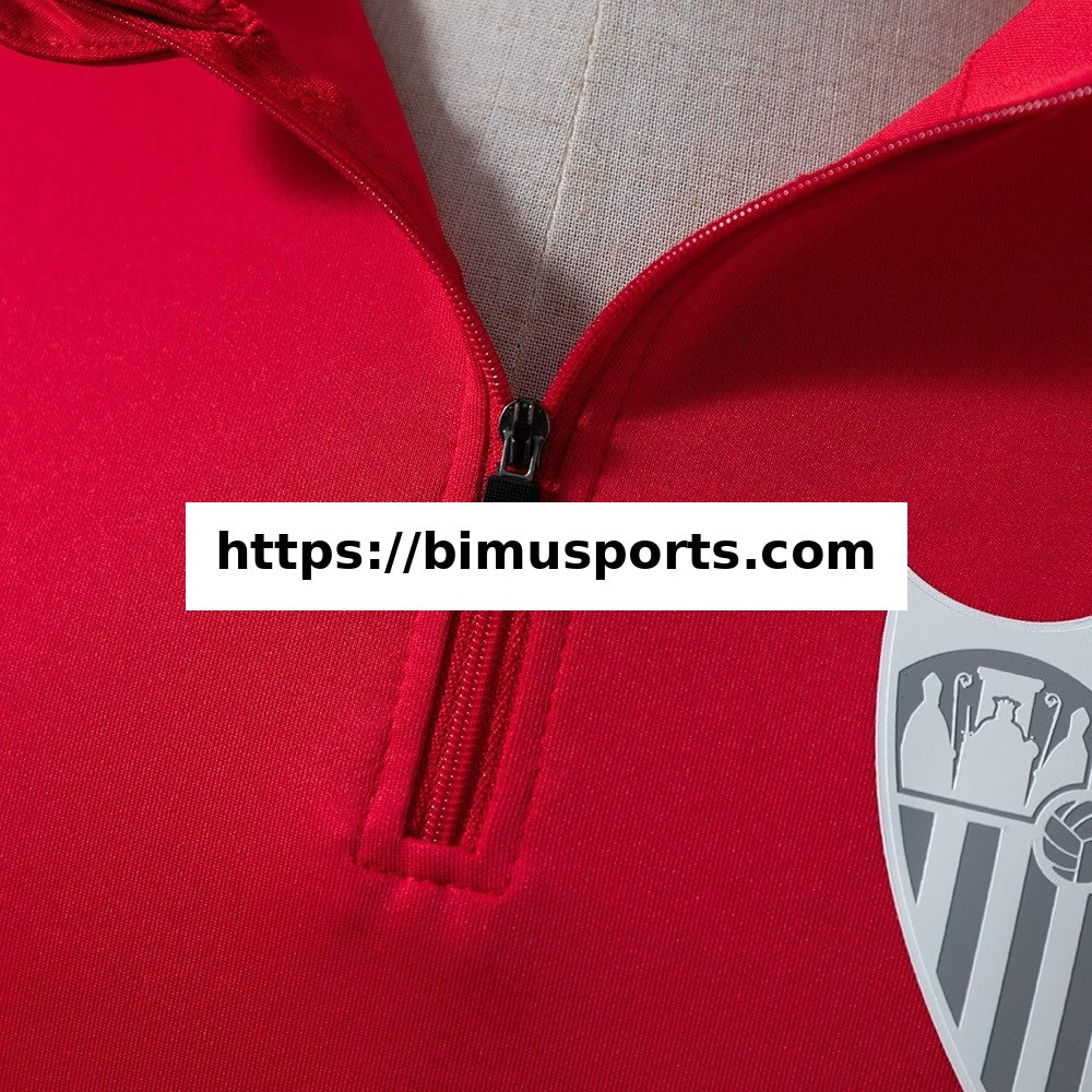 Camisola Sevilla 25/26 Top de Treino Vermelho