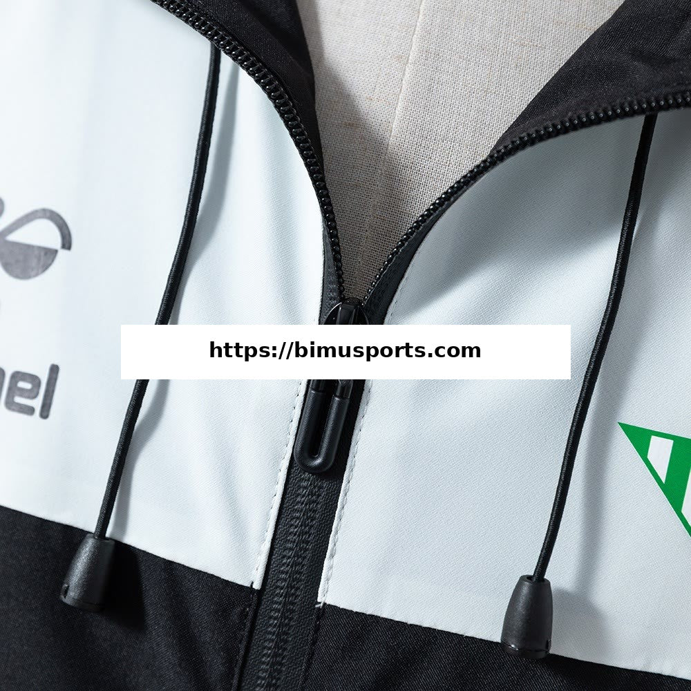 Camisola Real Betis Corta-vento - Preto e Branco