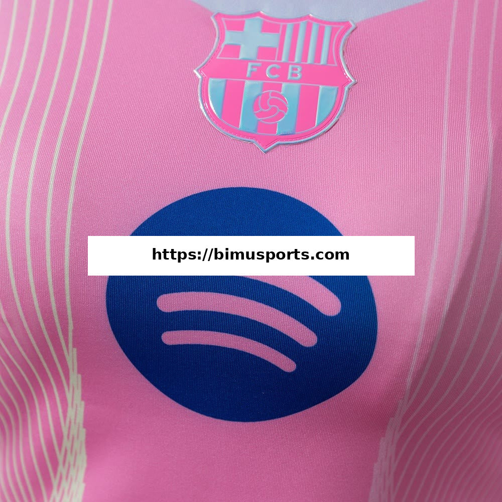 Camisola Barcelona 25/26 Edição Conceptual - Rosa Feminina sem Mangas