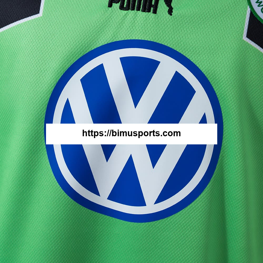 Camisola retrô de manga comprida Wolfsburg 99/00 Alternativo