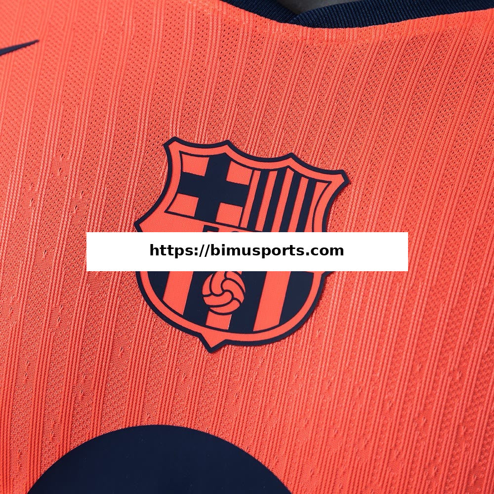 Camisola Barcelona 25/26 Terceira de Manga Comprida Versão de Jogador