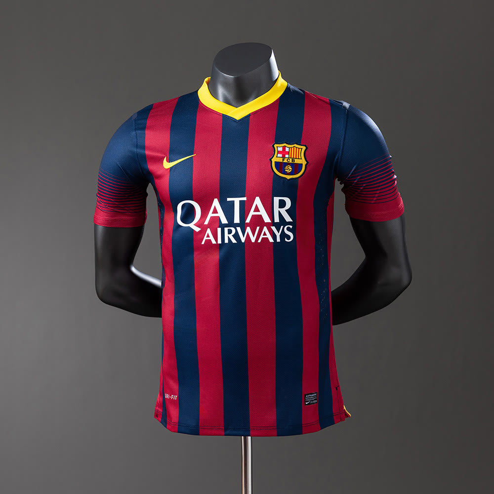 Camisola Barcelona 13/14 Principal Retro Versão de Jogador