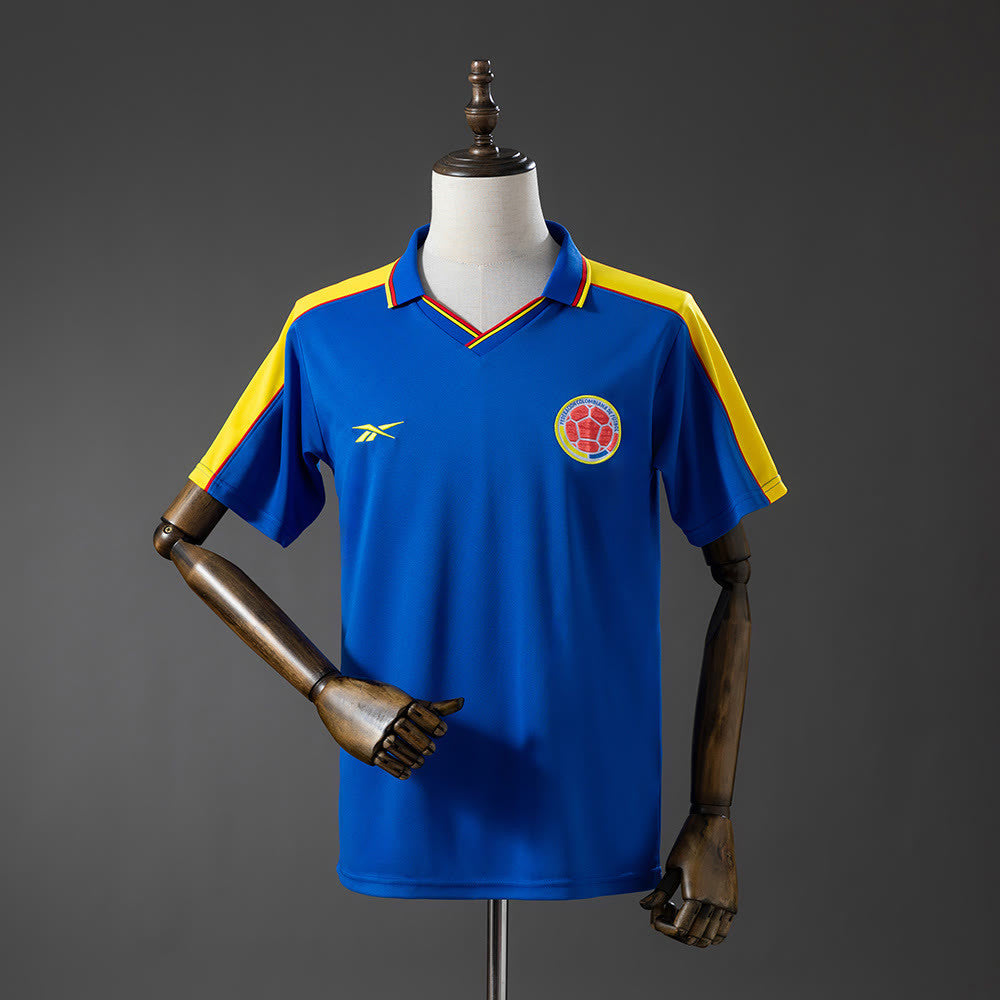 Camisola retrô alternativa da Colômbia 19/98