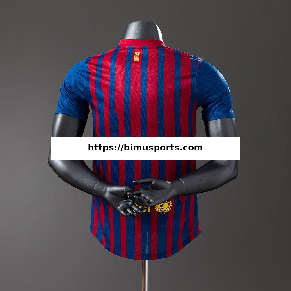 Camisola Barcelona 11/12 Principal Retro Versão de Jogador