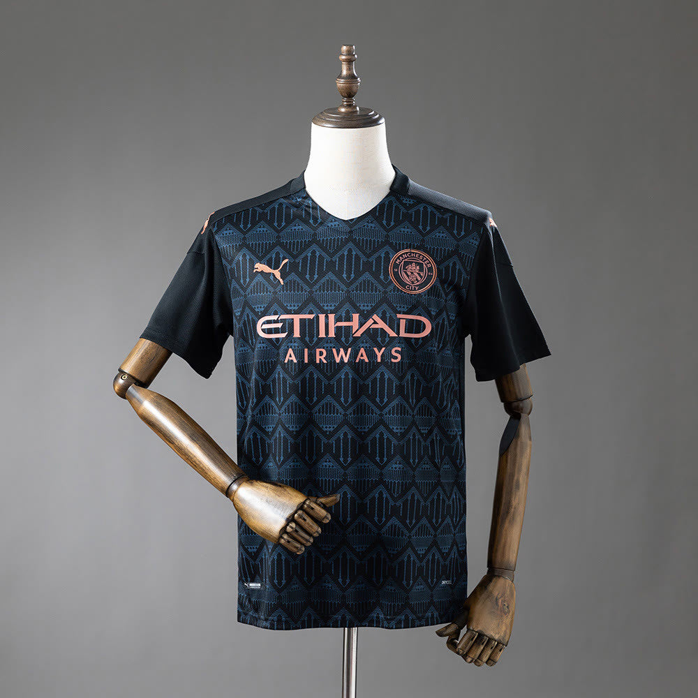 Camisola retrô alternativa do Manchester City 20/21