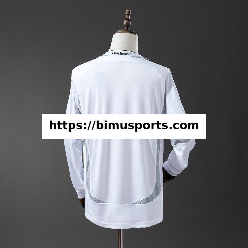 Camisola Real Madrid 2006/07 Principal Manga Comprida Retro