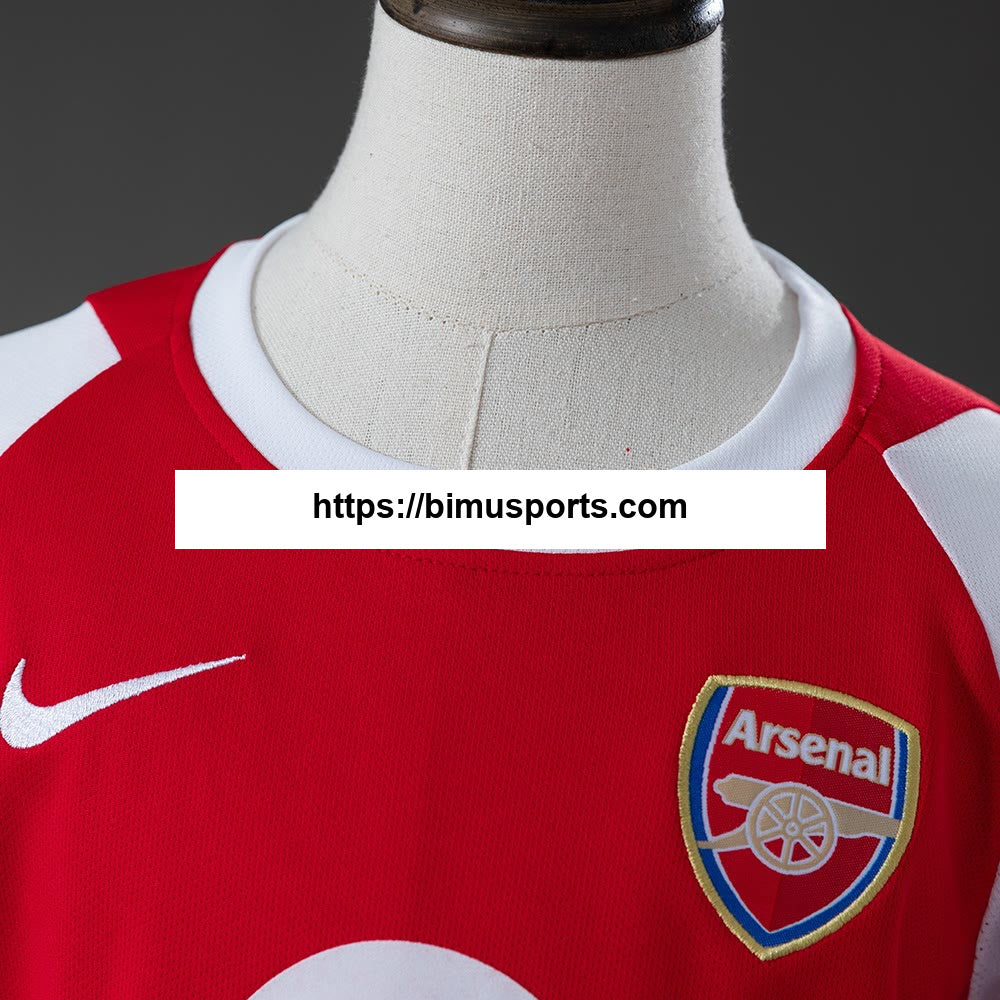 Camisola Arsenal 02/04 Principal Retro Infantil