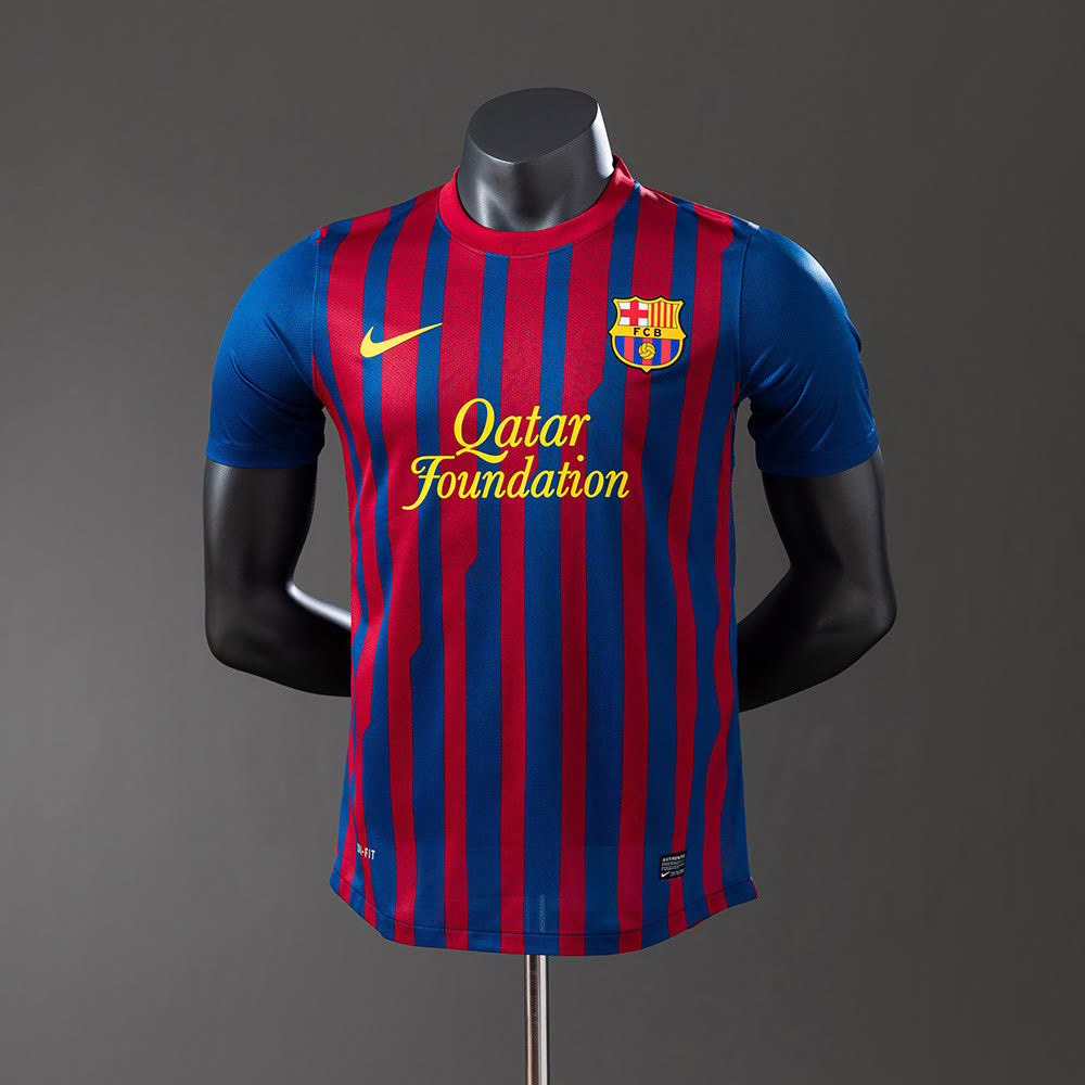 Camisola Barcelona 11/12 Principal Retro Versão de Jogador