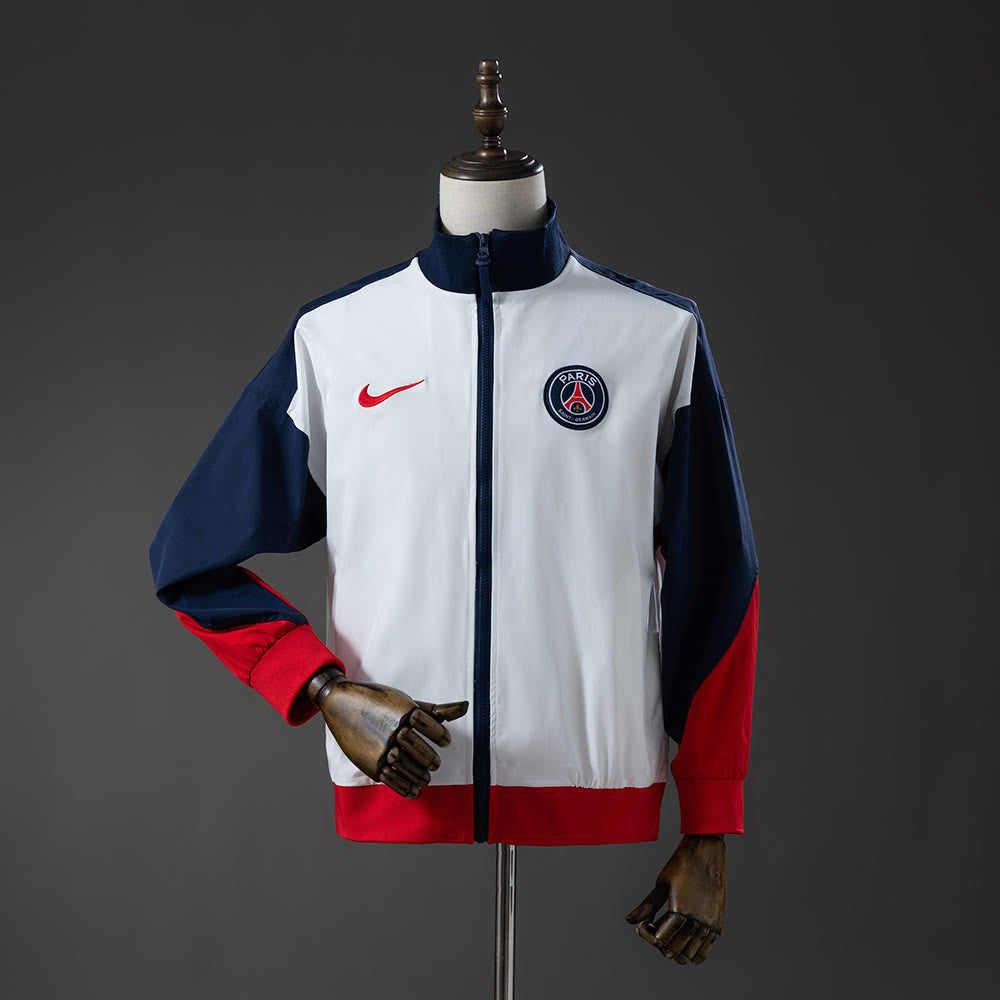 Blusão PSG 25/26 - Branco, Tamanhos