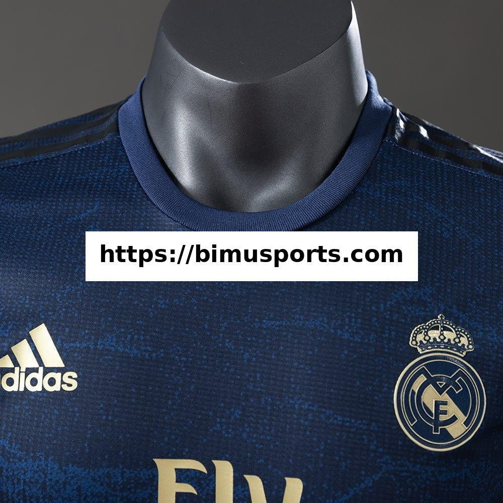 Camisola Real Madrid 1920 Alternativa Versão de Jogador Retro S-3
