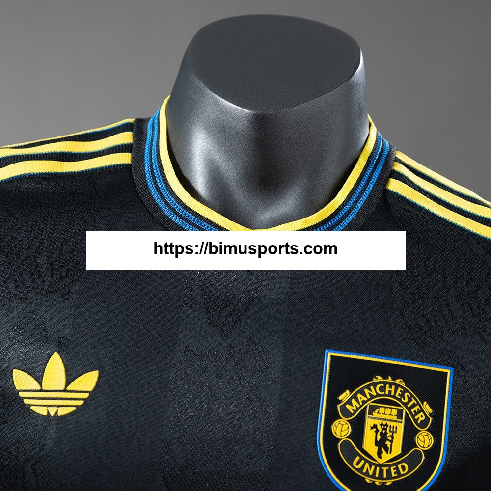 Camisola M-U 25/26 Terceiro jogador Alternativo versão de manga comprida