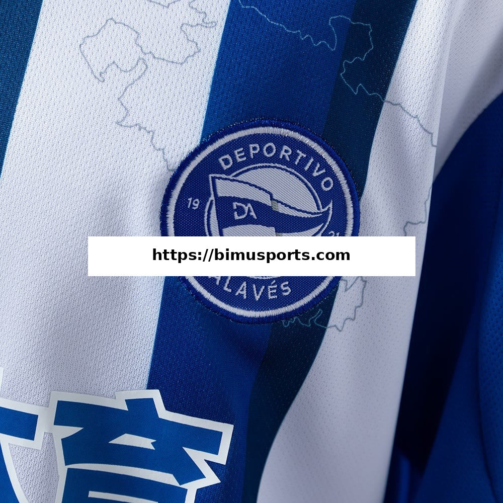 Camisola Deportivo Alavés 25/26 Principal Equipamento Infantil
