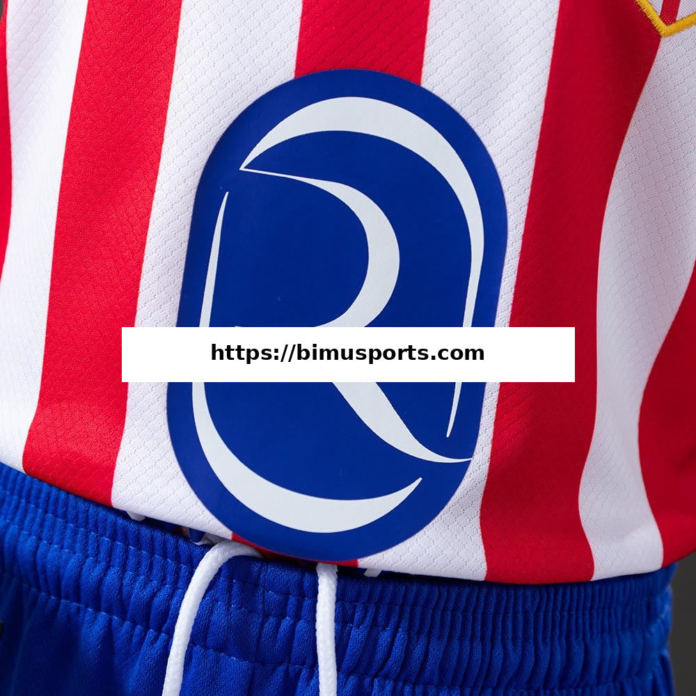 Camisola Atletico Madrid 25/26 Principal Equipamento Infantil Tamanho 16-28
